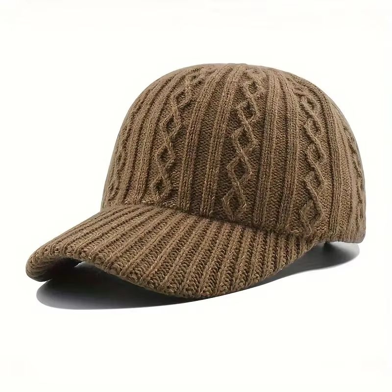 CozyPeak Knitted Baseball Cap For Warm Autumn And Winter Style 11