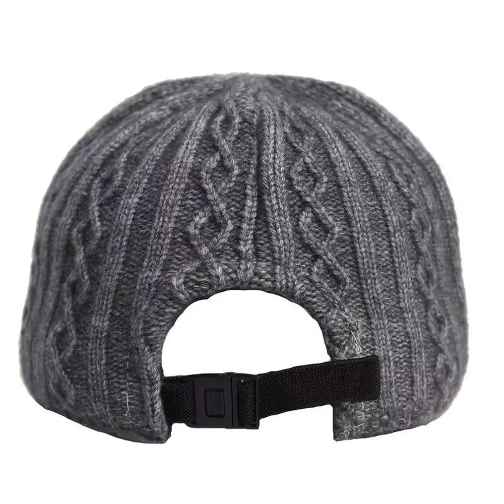 CozyPeak Knitted Baseball Cap For Warm Autumn And Winter Style 1