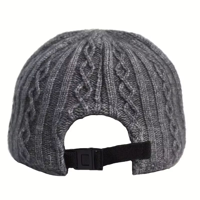 CozyPeak Knitted Baseball Cap For Warm Autumn And Winter Style 1