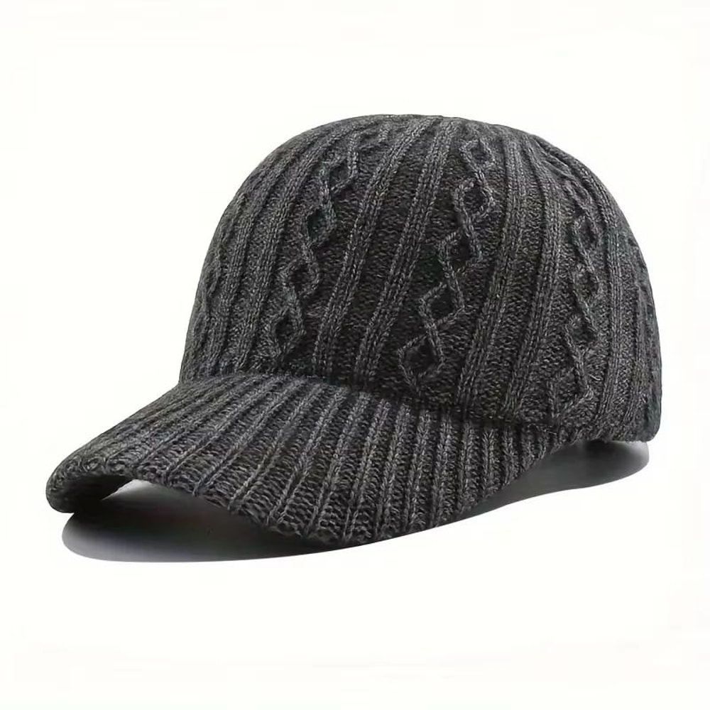 CozyPeak Knitted Baseball Cap For Warm Autumn And Winter Style 8