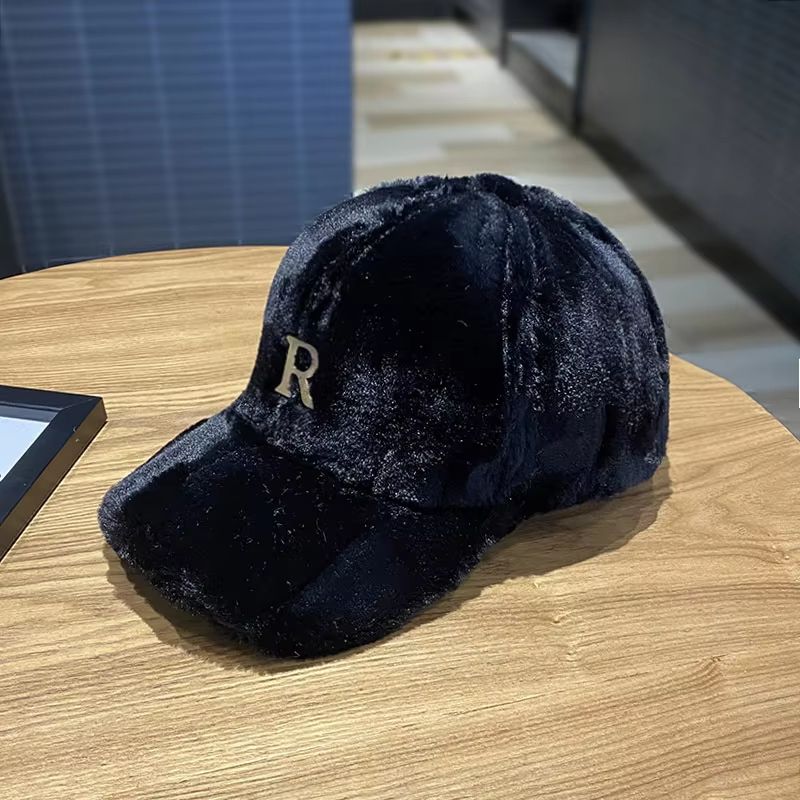 PlushLuxe Faux Fur Baseball Cap For Women With Warm Snapback Fit 6