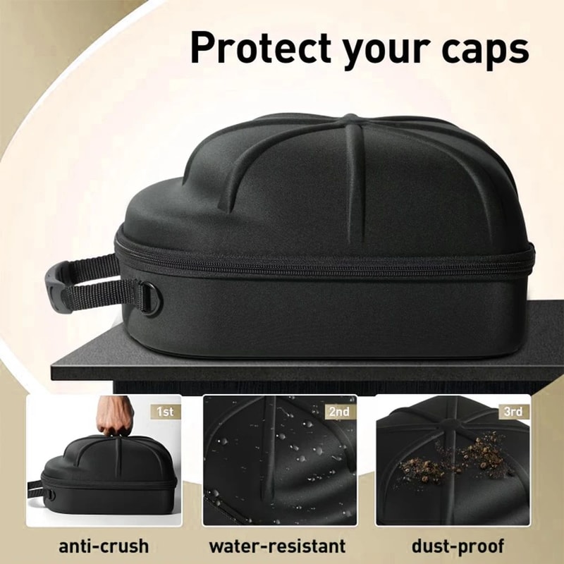 CapGuard Hard Shell Hat Travel Case For Baseball Caps Storage 4