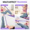 6 Tube Resistance Band Fitness System With Pedal Puller For Full Body Home Workout 2