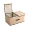 Foldable Non Woven Storage Box With Double Lid For Clothes And Underwear Organization 8