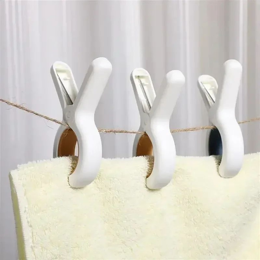Heavy Duty Beach Towel Clips Set Large Non Slip Chair Clamps For Pool Laundry Outdoor Use 6pcs 1