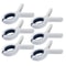 Heavy Duty Beach Towel Clips Set Large Non Slip Chair Clamps For Pool Laundry Outdoor Use 6pcs 6