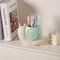 Snail Shape Desk Organizer Pen Holder With Multi Compartment Storage 5