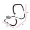 Compact Steel Frame Ab Crunch Machine With Ergonomic Support Home Core Trainer For Effective Abs W 1