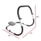 Compact Steel Frame Ab Crunch Machine With Ergonomic Support Home Core Trainer For Effective Abs W 4