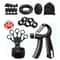 5 In 1 Grip Strength Trainer Set Hand Gripper Finger Stretcher Stress Relief Kit For Wrist And Fo 0