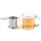 304 Stainless Steel Tea Infuser With Lid And Collapsible Double Handle 3