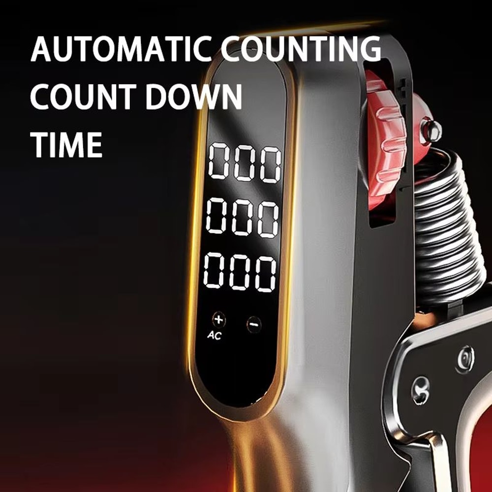 Electronic Counting Grip Strength Trainer With Adjustable Resistance Smart Hand Gripper For Wrist 5