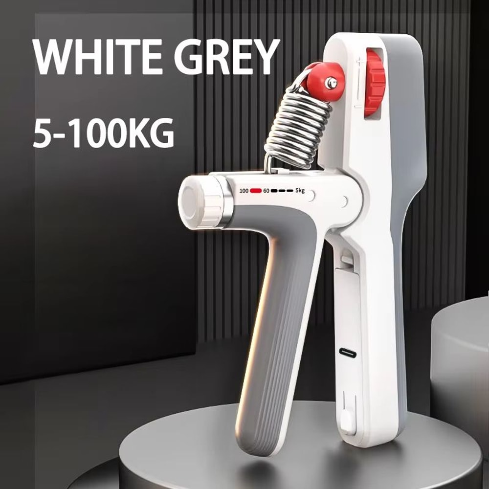 Electronic Counting Grip Strength Trainer With Adjustable Resistance Smart Hand Gripper For Wrist 6