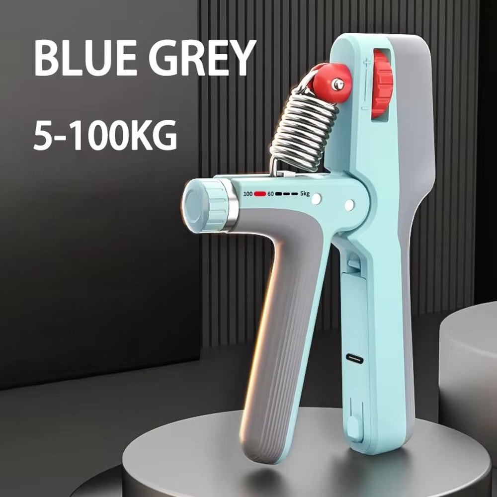 Electronic Counting Grip Strength Trainer With Adjustable Resistance Smart Hand Gripper For Wrist 8