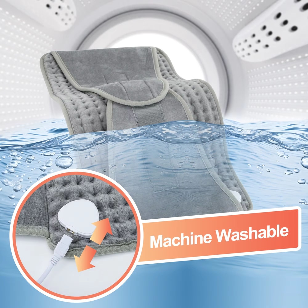 Electric Heating Waist Support Belt With Adjustable Temperature And Lumbar Support 4