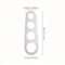 Stainless Steel 4 Hole Pasta Measuring Tool For Perfect Portion Control 1