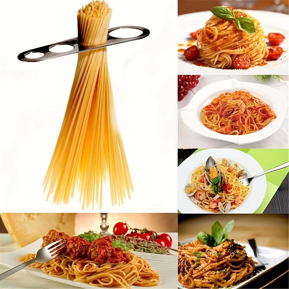 Stainless Steel 4 Hole Pasta Measuring Tool For Perfect Portion Control 3
