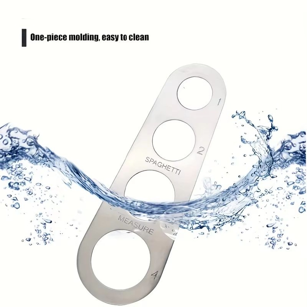 Stainless Steel 4 Hole Pasta Measuring Tool For Perfect Portion Control 6