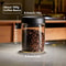 Glass Vacuum Coffee Bean Storage Jar With Airtight Seal And Freshness Lock Lid 6