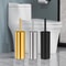 Stainless Steel Toilet Brush And Holder Set With Long Handle And Hygienic Storage 0