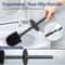 Stainless Steel Toilet Brush And Holder Set With Long Handle And Hygienic Storage 1