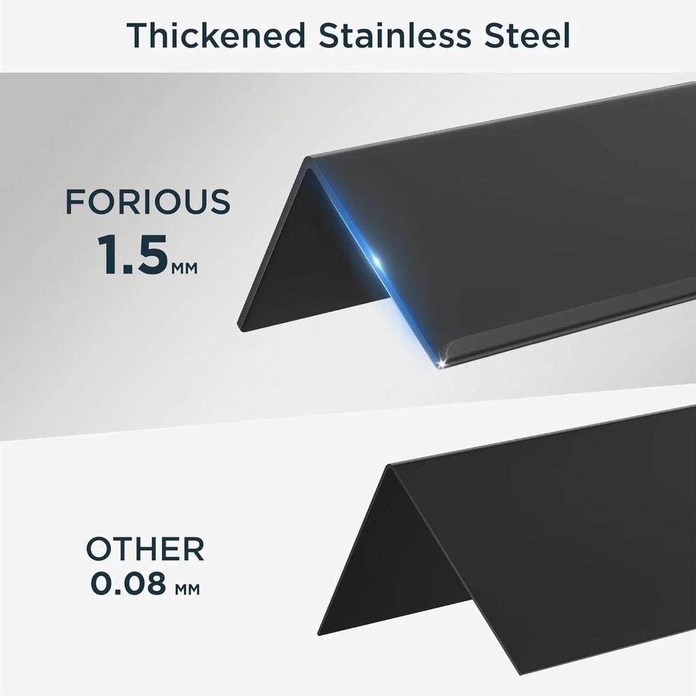 Stainless Steel Double Toilet Paper Holder With Shelf And WallMount Storage 3