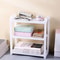 Multi Layer Desktop Storage Shelf Organizer For Office Cosmetics And Home Essentials 1