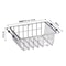 Stainless Steel Telescopic Sink Drain Rack Adjustable Non Slip Kitchen Organizer 8