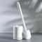 Punch Free Wall Mounted Toilet Brush Set With Long Handle And Quick Dry Base 4
