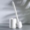 Punch Free Wall Mounted Toilet Brush Set With Long Handle And Quick Dry Base 4
