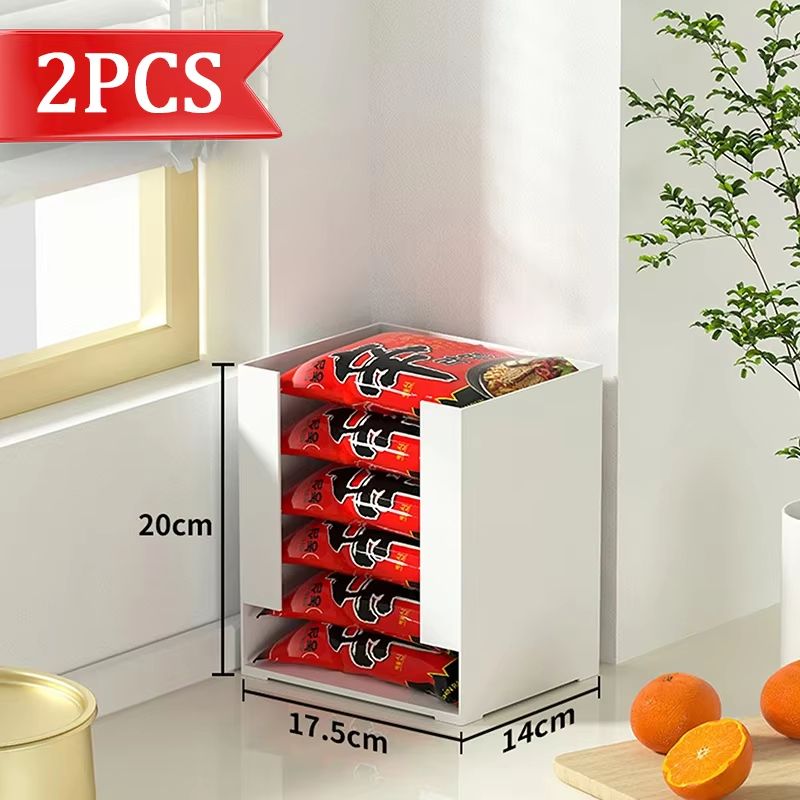 Korean Ramen Storage Box Multi Functional Tabletop Organizer 7