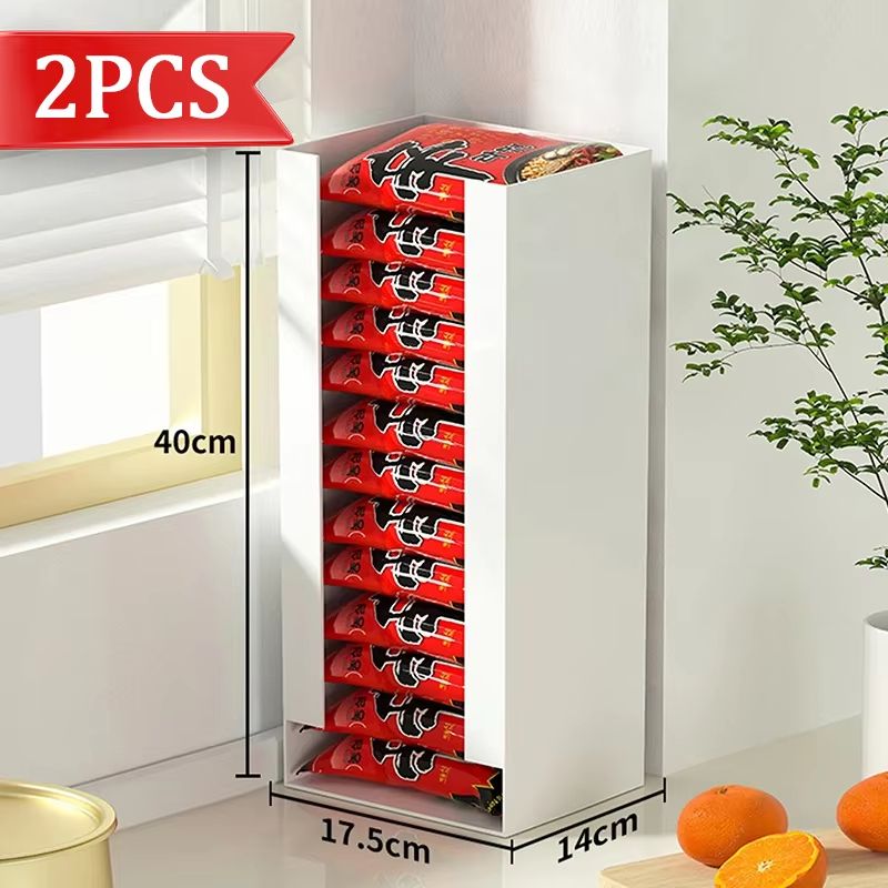 Korean Ramen Storage Box Multi Functional Tabletop Organizer 8