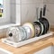 Expandable Pot Organizer Rack For Cabinet Adjustable Pan And Lid Holder 0