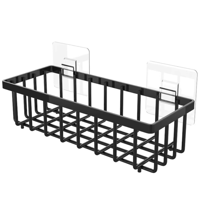 Kitchen Sink Drain Rack Organizer Sponge Holder With Soap And Brush Storage 1