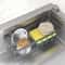 Kitchen Sink Drain Rack Organizer Sponge Holder With Soap And Brush Storage 6