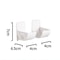 No Drill Kitchen Storage Rack Set Garbage Bag And Cling Film Organizer For Cabinets 13