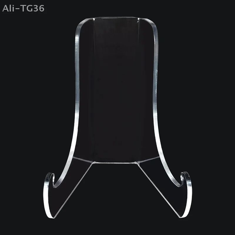 Clear Acrylic Plate Display Stand Multi Purpose Countertop Easel Holder 0