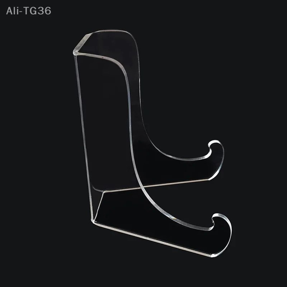 Clear Acrylic Plate Display Stand Multi Purpose Countertop Easel Holder 5