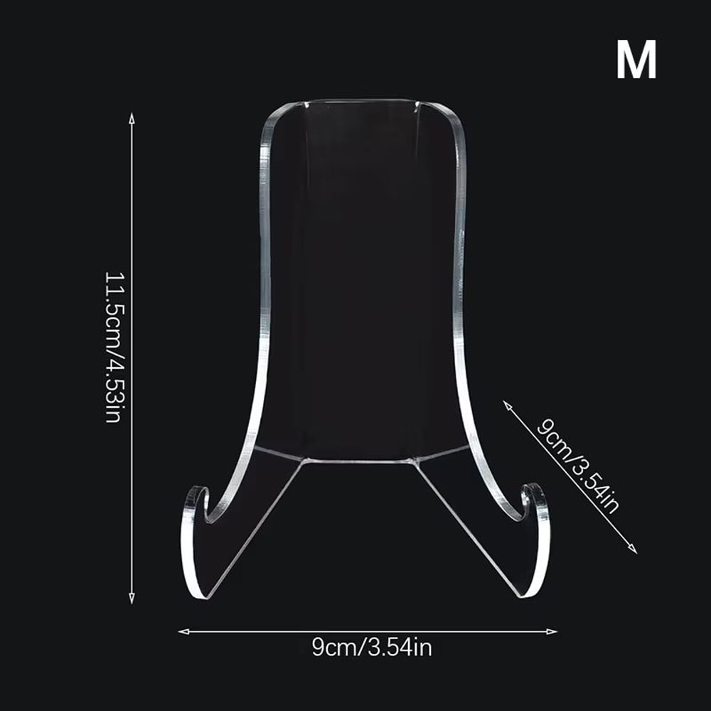 Clear Acrylic Plate Display Stand Multi Purpose Countertop Easel Holder 8