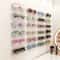 Wall Mounted Sunglasses Organizer Rack No Drill Glasses Storage Shelf Set 2