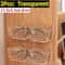 Wall Mounted Sunglasses Organizer Rack No Drill Glasses Storage Shelf Set 8