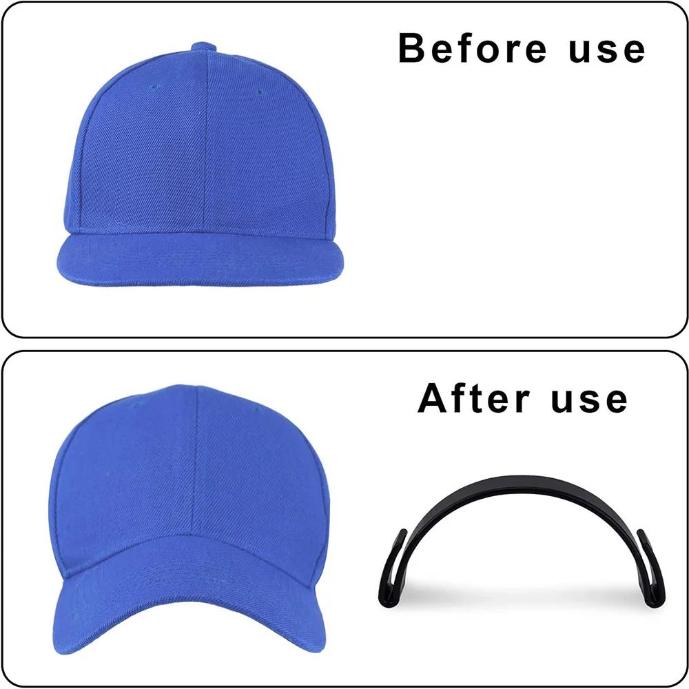 2pcs Hat Brim Bender Tool No Steam Adjustable Cap Curve Shaper 2