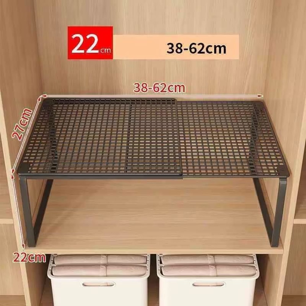Expandable Wardrobe Shelf Divider Stackable Closet Partition Organizer Board 10