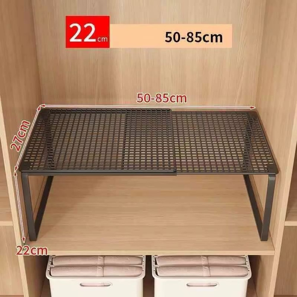 Expandable Wardrobe Shelf Divider Stackable Closet Partition Organizer Board 11