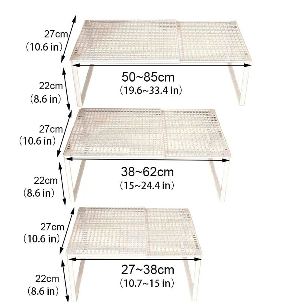 Expandable Wardrobe Shelf Divider Stackable Closet Partition Organizer Board 5