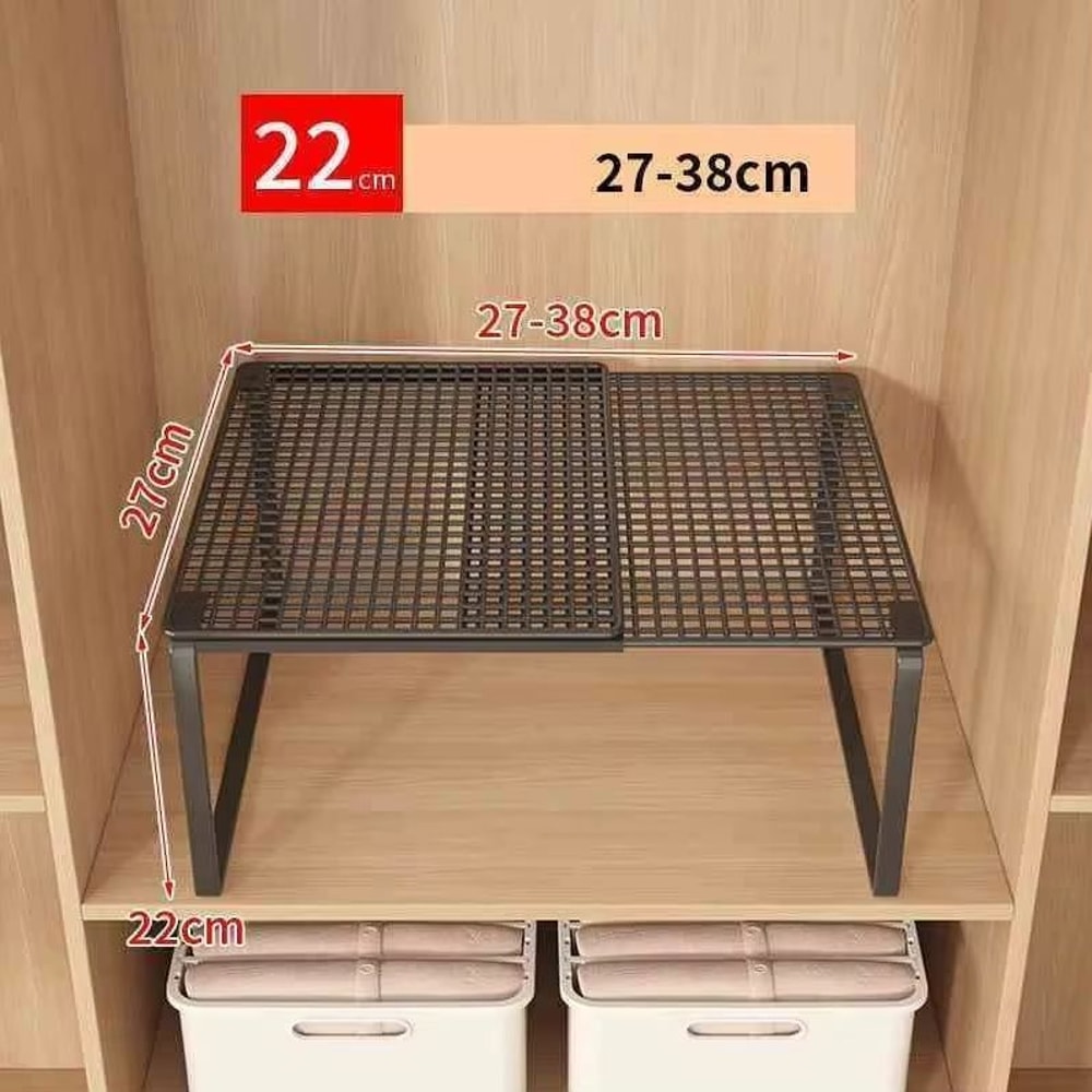 Expandable Wardrobe Shelf Divider Stackable Closet Partition Organizer Board 7