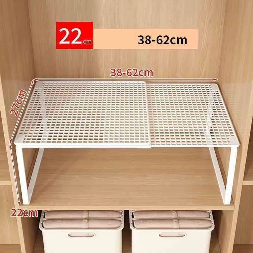 Expandable Wardrobe Shelf Divider Stackable Closet Partition Organizer Board 8