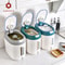 11lb 22lb Rice Dispenser Airtight Kitchen Storage Container With Measuring System 1