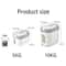 11lb 22lb Rice Dispenser Airtight Kitchen Storage Container With Measuring System 5