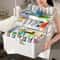 3 Layer Foldable Medicine Storage Box Large Capacity Organizer With Compartments 0